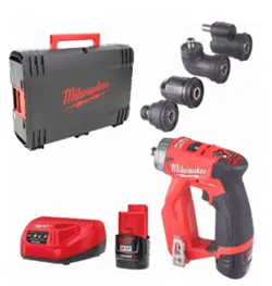 دریل شارژی چکشی میلواکی آمریکا Milwaukee M12 FDDXKIT-202X