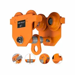 ترولی دستی ساده جرثقیل 2 تن ویتال