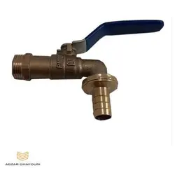 شیر حیاطی دسته گازی استاندارد سایز 1/2
