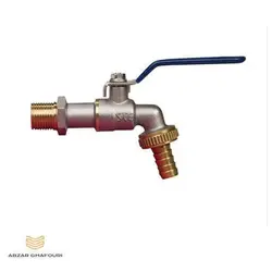 شیر حیاطی دسته گازی استاندارد سایز 1/2