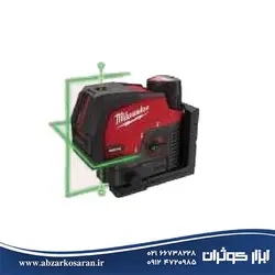 تراز لیزری شارژی 12 ولت میلواکی Milwaukee مدل M12CLLP-301C - ابزار کوثران | فروشگاه اینترنتی ابزار آلات