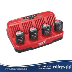 شارژر 12 ولت میلواکی Milwaukee مدل M12C4 - ابزار کوثران | فروشگاه اینترنتی ابزار آلات