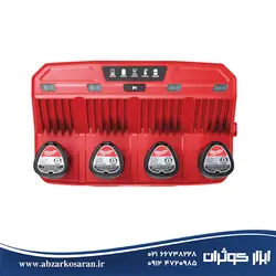 شارژر 12 ولت میلواکی Milwaukee مدل M12C4 - ابزار کوثران | فروشگاه اینترنتی ابزار آلات
