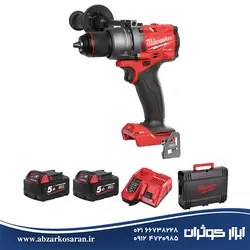 دریل پیچ‌گوشتی چکشی میلواکی Milwaukee مدل M18FPD3-502X - ابزار کوثران | فروشگاه اینترنتی ابزار آلات