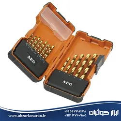 ست 19 پارچه مته آهن تیتانیوم آاگ AEG - ابزار کوثران | فروشگاه اینترنتی ابزار آلات