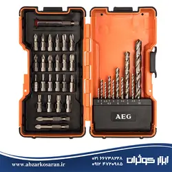 ست 35 پارچه مته آهن و سری پیچ‌گوشتی آاگ AEG - ابزار کوثران | فروشگاه اینترنتی ابزار آلات