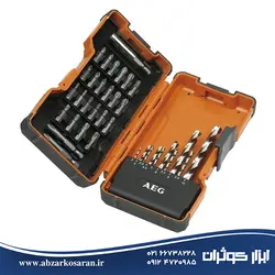 ست 35 پارچه مته آهن و سری پیچ‌گوشتی آاگ AEG - ابزار کوثران | فروشگاه اینترنتی ابزار آلات