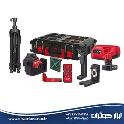 کیت تراز لیزری نورسبز میلواکی Milwaukee مدل M123PLKIT-401P - ابزار کوثران | فروشگاه اینترنتی ابزار آلات