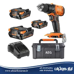 کیت دریل چکشی 18 ولت آاگ AEG مدل BSB18G4-203TB-LK3 - ابزار کوثران | فروشگاه اینترنتی ابزار آلات