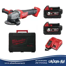 مینی فرز کلید پدالی میلواکی Milwaukee مدل M18CAG125XPD-502X - ابزار کوثران | فروشگاه اینترنتی ابزار آلات