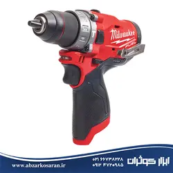 دریل پیچ‌گوشتی چکشی میلواکی Milwaukee مدل m12fpd-202x - ابزار کوثران | فروشگاه اینترنتی ابزار آلات