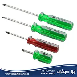 پیچ‌گوشتی تکی دسته کریستال ضربه‌خور 100×3 چهارسو Ronix مدل RH-2831 - ابزار کوثران | فروشگاه اینترنتی ابزار آلات