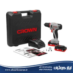 دریل شارژی 16 ولت کرون Crown مدل CT21082 - ابزار کوثران | فروشگاه اینترنتی ابزار آلات
