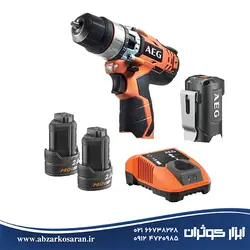 دریل شارژی چکشی AEG مدل BSB12C2+BHJ12C - ابزار کوثران | فروشگاه اینترنتی ابزار آلات