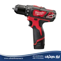 دریل پیچ گوشتی شارژی میلواکی Milawukee مدل M12BDDX-202X - ابزار کوثران | فروشگاه اینترنتی ابزار آلات
