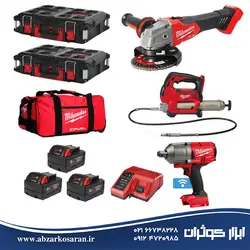 کیت سه ابزار 18 ولت میلواکی Milwaukee مدل M18FPP3M-553P - ابزار کوثران | فروشگاه اینترنتی ابزار آلات