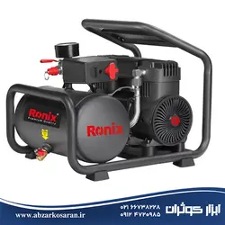 کمپرسور هوای دو سیلندر رونیکس Ronix مدل RC-0613 - ابزار کوثران | فروشگاه اینترنتی ابزار آلات