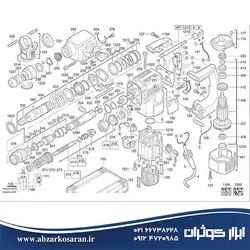 دریل بتن کن AEG مدل PN3500X - ابزار کوثران | فروشگاه اینترنتی ابزار آلات