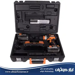دریل پیچ گوشتی شارژی چکشی 18 ولت AEG مدل BSB18CBL-202C - ابزار کوثران | فروشگاه اینترنتی ابزار آلات