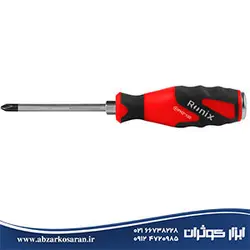 پیچ‌گوشتی تکی دسته TPR ضربه‌خور 100×6 چهارسو Ronix مدل RH-2970 - ابزار کوثران | فروشگاه اینترنتی ابزار آلات