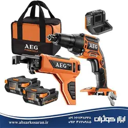 پیچ گوشتی خشابی شارژی AEG مدل BTS18BL+SET1820 - ابزار کوثران | فروشگاه اینترنتی ابزار آلات