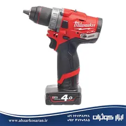 دریل شارژی 2 سرعته میلواکی Milwaukee مدل M12FDD-402X - ابزار کوثران | فروشگاه اینترنتی ابزار آلات