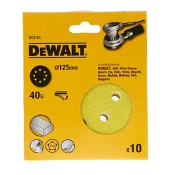 مجموعه 10 عددی کاغذ سنباده دیوالت مدل DT3101 - شرکت ابزارسپه