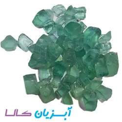 شن رنگی سبزآبی کریستال