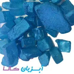 شن رنگی آبی فیروزه ای مات شاین