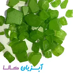 شن رنگی سبز مات شاین