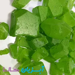شن رنگی سبز مات شاین