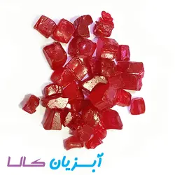 شن رنگی قرمز تیره مات شاین