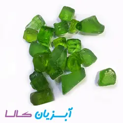شن رنگی سبز کریستال