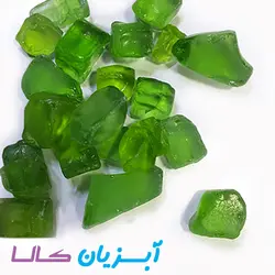 شن رنگی سبز کریستال