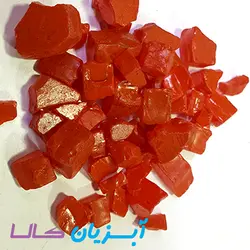شن رنگی قرمز روشن مات شاین