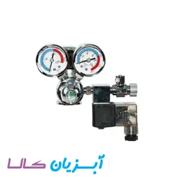 مانومتر و رگلاتور با شیر برقی ایستا ISTA 581
