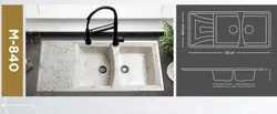 سینک گرانیتی ونسی مدل M-840
