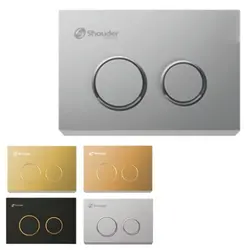 صفحه کلید فلاش تانک توکار شودر ندل ایوا طلایی مات