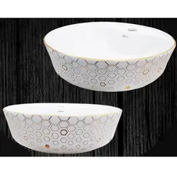 کاسه روشویی طرحدار کد 014