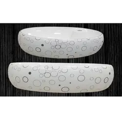 کاسه روشویی طرحدار کد 020