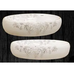 کاسه روشویی طرحدار کد 018