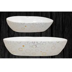 کاسه طرح دار روشویی کد 034