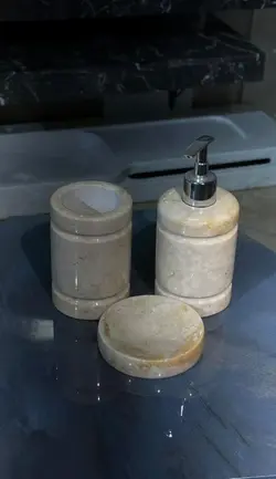 ست اکسسوری سنگی رنگ سفارشی کد (۹۷)