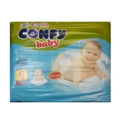 پوشک نوزاد کانفی بیبی (۲۸ عددی) سایز ۶