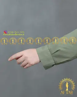 کاپشن بلند کمرگت دار سایز بزرگ