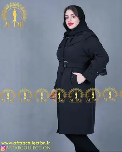 پالتو بارانی سانتانا ژیله دار سایزبزرگ