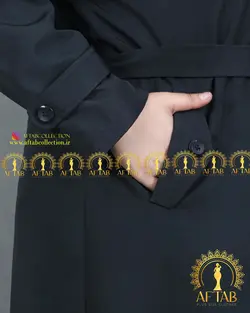 پالتو بارانی سانتانا ژیله دار سایزبزرگ