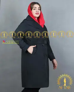 پالتو بارانی سانتانا ژیله دار سایزبزرگ