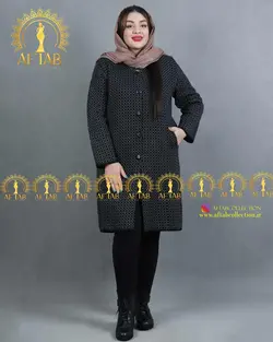 مانتو بافت ترک طرح ریز سایزبزرگ