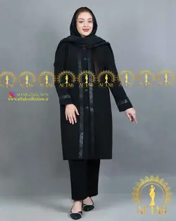 مانتو کریشه مجلسی ورساچ سایز بزرگ